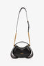 Balmain Black Leather Jolie Madame Bag with Strap