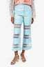 Cult Gaia Light Blue/Mesh 'Vivien' Pants Size XS