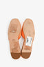 Stuart Weitzman Orange Satin Mules Size 7