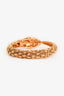 Roberto Cavalli Gold Tone Snake Cuff