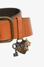 Lanvin Vintage Brown Leather Belt
