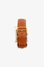 Hermès Gold Epsom Leather Medium 30mm 'Heure' Watch