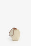 Hermès Natural/Brown Fabric/Leather 'Fourbi' 20 Pouch