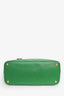 Prada Green Saffiano Leather Double Zip Galleria Tote with Strap