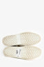 Roger Vivier Yellow Leather Crystal Buckle 'Viv' Slip On Sneakers Size 37