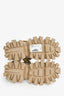 Prada Beige Leather Cloudburst Sandals Size 37.5 (As Is)