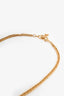 Pre-Loved Chanel™ Gold Toned 2020 '31 Rue Cambon Paris' Lock Charm Pendant Long Necklace