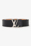 Louis Vuitton Black Epi Leather LV Initiales Belt Size 32/80