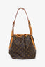 Louis Vuitton Vintage Brown Monogram Petit Noe Bucket Bag