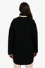 Balenciaga Black Knee Length Coat Size 38