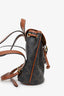 Celine Brown Canvas Triomphe Folco Mini Backpack
