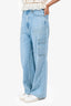 Frame Blue Cargo Wide Leg Jeans Size 27