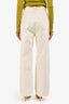 Frame White Cargo Wide Leg Jeans Size 26