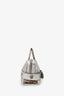Gucci Silver Metallic Leather Romy Boston Bag