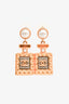Pre-loved Chanel™ 2020 Gold Toned Perfume Bottle Drop Earrings