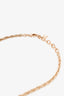 Pre-Loved Chanel™ 2019 Gold Tone Faux Pearl 'CHANEL' Charm Necklace