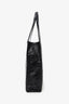 Prada Black Crinkle Nappa Leather Small Tote Bag