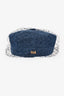 Christian Dior Blue Denim/Net Logo Newsboy Hat Size 58