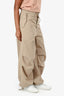 Dion Lee Tan Cotton Cargo Pant Size 4