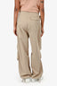 Dion Lee Tan Cotton Cargo Pant Size 4