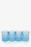 Tiffany & Co. Blue Crystal Glass Sets of 4