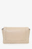 Pre-Loved Chanel™ 2014 Beige Calfskin Medium Boy Reverso Flap Bag