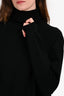 Saint Laurent Black Cashmere Long Sleeve Turtle Neck Sweater Size M