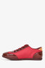 Louis Vuitton Burgundy Patent/Nylon Sneakers Size 36.5