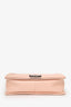 Pre-Loved Chanel™ 2014 Baby Pink Lambskin Leather Large Boy Bag