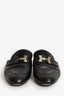 Hermès Black Leather Trocadero H Logo Mules Size 36.5