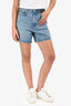 Agolde Blue Wash Long Denim 'Stella' Shorts Size 26