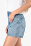 Agolde Blue Wash Long Denim 'Stella' Shorts Size 26