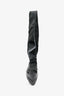 Lemarie Black Small Coated Canvas 'Croissant' Crossbody Bag