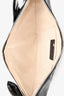 Lemarie Black Small Coated Canvas 'Croissant' Crossbody Bag
