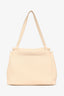 The Row Cream Pebbled Leather 'Sidekick' Shoulder Bag