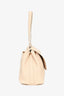 The Row Cream Pebbled Leather 'Sidekick' Shoulder Bag