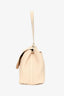 The Row Cream Pebbled Leather 'Sidekick' Shoulder Bag
