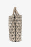 Bao Bao Issey Miyake Taupe Prism Tote with Strap