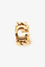 Bottega Veneta Gold Tone “C” Chain Ring