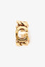 Bottega Veneta Gold Tone “C” Chain Ring