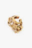 Bottega Veneta Gold Tone “C” Chain Ring