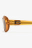 Gucci Vintage Yellow Round Sunglasses