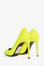 Saint Laurent Neon Yellow Pointed Pumps Size 40