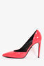 Saint Laurent Neon Pink Pointed Pumps Size 40