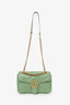 Gucci Avocado Green GG Marmont Matelasse Small Shoulder Bag