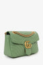 Gucci Avocado Green GG Marmont Matelasse Small Shoulder Bag