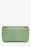 Gucci Avocado Green GG Marmont Matelasse Small Shoulder Bag