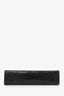 Saint Laurent Black Croc Embossed Medium Manhattan Shoulder Bag