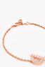 Hermès 18K Rose Gold Diamond Set Finesse Bracelet