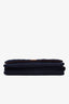 Pre-Loved Chanel™ 2018-19 Navy Felt Quilted Paris-Hamburg Wallet on Chain